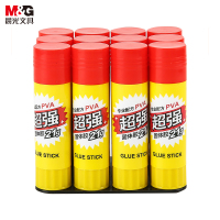 晨光(M&G)21g超强高粘度固体胶 PVA胶棒 学生手工固体黏胶 ASG97155 12支装