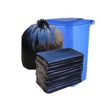 敏胤 MSP002 80*100 密实型平口式背心垃圾袋 黑色 50PC/包 2包/件