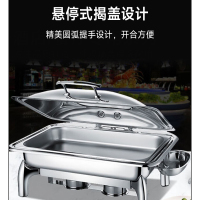 佰晟小智商用自助餐炉 酒店学校饭堂高脚长方形可视自助餐炉保温餐炉 SFT0019[高脚长方形]