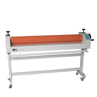 道顿 DOCON DC-1300HD电动 手动冷裱机手摇式过膜机宽度1.3米KT版PVC玻璃图文广告装订 覆膜机