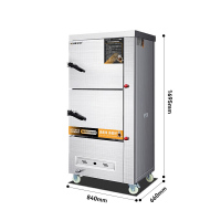 麦大厨 MDC-DMD-ZG-RX-2M ZG-RX-2M系列燃气款两门10盆蒸饭柜