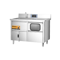 麦大厨 MDC-XXB1-CSB-K50-1T 380V 12KW超声波自动清洗一体洗碗机