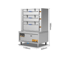 麦大厨 MDC-ZKC37-BZR-1100 BZR系列 220V 120W 标准燃气款三门海鲜柜(1100cm)