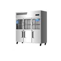 麦大厨 MDC-B24-YLMCF-1312-3 标准款220V 450W直冷六门上玻璃冰柜