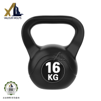 骁狼(XIAOLANG) 实心壶铃提壶哑铃健身力量男女举重家用深蹲练臀器材16KG(约36磅)