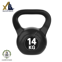 骁狼(XIAOLANG) 实心壶铃提壶哑铃健身力量男女举重家用深蹲练臀器材14KG(约30磅)