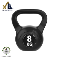 骁狼(XIAOLANG) 实心壶铃提壶哑铃健身力量男女举重家用深蹲练臀器材8KG(约18磅)