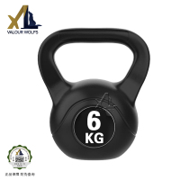 骁狼(XIAOLANG) 实心壶铃提壶哑铃健身力量男女举重家用深蹲练臀器材6KG(约13磅)