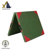 骁狼(XIAOLANG) 体操垫散打训练垫可折叠跳高垫摔跤垫舞蹈垫 军绿色120*60*5cm