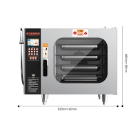 麦大厨 MDC-ZZC32-JJAJ-4-220V 经济款 220v 6kw 按键式四层万能蒸烤箱