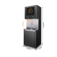 麦大厨 MDC-F12-WR-6RX F12系列 380V 6KW 步进式饮水机 (一开一净 五级RO 杀菌水咀)