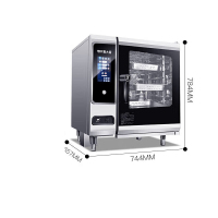 麦大厨 MDC-ZKB8-ZXCP-5CZKX 尊享款 220v 6.1kw 触屏式五层万能蒸烤箱