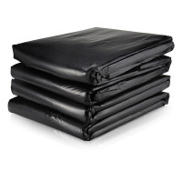 舒蔻(Supercloud) 物业垃圾袋平口 120*140cm*50只 2丝特大号加厚黑色