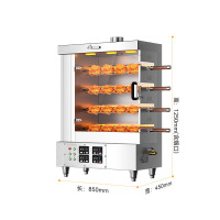 麦大厨 MDC-F11-JJK-GB 380V 12KW 豪华款立式按键 光波烤鸡炉