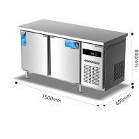 麦大厨 MDC-B24-LD15-0.6 1.5M标准款220V 175W直冷冷冻工作台0.6