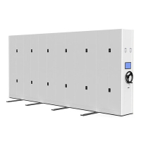 御璟 智能密集架智慧档案室RFID档案管理柜 一列六组每立方YW-MJJ022 5550*580*2400mm