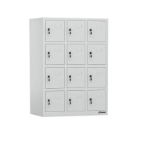 御璟 12门充电柜手机柜存放柜电子设备管理柜对讲机柜带锁保管柜学校屏蔽柜900*300*1000mmYW-SJG-5