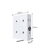 御璟 电动密集架智慧档案室钢制移动密集柜档案柜手摇资料柜YW-MJJ010 一列二组每立方1950*560*2360mm