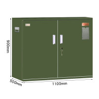 御璟 观测器材柜光学仪器存放柜望远镜装备柜木质带锁营具柜900*1100*500mm YW-GCQCG02