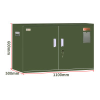 御璟 观测器材柜光学仪器存放柜望远镜装备柜木质带锁营具柜600*1100*500mm YW-GCQCG01