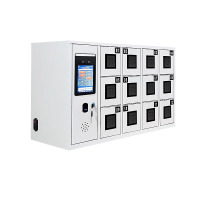 御璟 智能手机柜充电柜班排连使用RFID充电人脸指纹识别-12门(3*4)820*300*570mmYW-ZNSJG26
