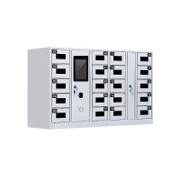 御璟 智能手机柜充电柜班排连使用RFID充电指纹识别-20门1120*300*480mmYW-ZNSJG18