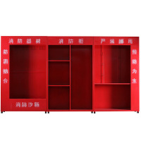 御璟 消防站消防器材放置柜服装消防工具柜灭火器柜展示柜3600宽3600*390*2000mmTW-XFG010