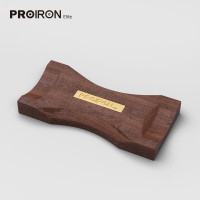 PROIRON普力艾 科檀木铜钢哑铃可订制家用办公室商务健身创意礼物摆件 科檀木铜钢古典款16kg/单只