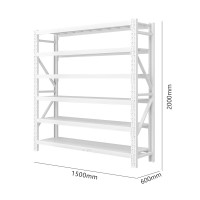 御璟 6层重型350kg/层货架仓储库藏超市钢制置物架 1500*600*2000mmYW-DCHJ30