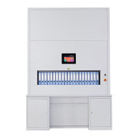 御璟 智能回转柜全自动选层密集柜10层联网款-定位到层(7英寸屏)YW-HZG003 1850*1250*2600mm