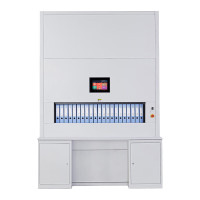 御璟 智能回转柜密集柜12层联网款-定位到本(7英寸屏)YW-HZG006台 1850*1250*2950mm