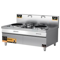 麦大厨 MDC-DCB5-SCDW10J 金麦款 380V 10KW*2 400双头双尾小炒炉(配50炒锅)