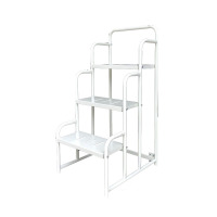 御璟 YW-DG-23 仓库工厂物流装卸登高车用梯 超市理货移动多功能可移动货架三步梯拆卸款720*500*1140mm