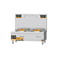 麦大厨 MDC-DCA5-SH12S 升级款 380V 12KW*2 双头低汤炉(含50汤桶)