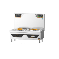 麦大厨 MDC-DCB5-SD15Q 旗舰款 380V 15KW*2 双头低汤炉(含50汤桶)