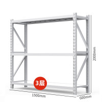 御璟 白色货架三层主架 500kg/层 1500*600*2000mmYW-HJ4041