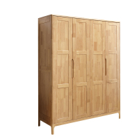 国翌 GYXMYG-4 原木色 四门简易衣柜 组装收纳大衣柜 1730*560*2000mm