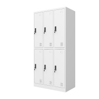 国翌 GY-SMGYG04 六门更衣柜拆装 纯白色 900*500*1850mm