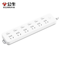 公牛(bull) 313(S) 吸塑装延长线插座(定做/6321)3*1.0,5m,6H-##