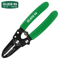 老A(LAOA) LA812467 7英寸7档轻便剥线钳 剥线剪0.6-2.6mm