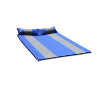 三极 TP1123 双人户外充气垫 192*134*3cm 蓝灰拼