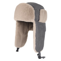 三极 TP6451 户外保暖帽子冬季骑行滑雪帽 深灰色