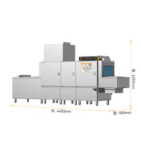 麦大厨 MDC-XXA2-XCS-Z1P2H1 380V 54.8KW XCS-445 斜插式单缸双喷淋一烘干洗碗机