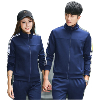 三极 TP1655 女士运动休闲套装 黑色 XL