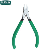 老A (LAOA) 日式铬钒钢精密斜口钳 水口钳子模型电工剪斜咀钳 5英寸尖头 LA119605
