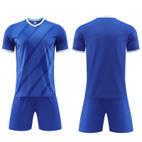 三极 TP8290 球衣足球比赛服团购队服训练服 彩蓝色 2XL