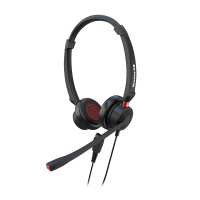 纽曼(Newmine)头戴式话务耳机/电话耳麦/坐席电销耳机/双耳耳麦 NM-HW108DX 水晶头+线序调节+音量