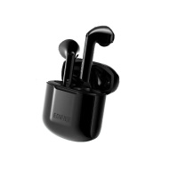 漫步者(EDIFIER)LolliPods 2022版 真无线蓝牙耳机 半入耳式音乐通用于苹果安卓 黑色+星星耳机套