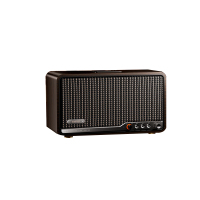 漫步者(EDIFIER)S300 高品质复古蓝牙音箱 HiFi级一体式大功率音响 居家音响 桌面音响 黑胡桃