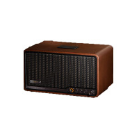 漫步者(EDIFIER)S300 高品质复古蓝牙音箱 HiFi级一体式大功率音响 居家音响 桌面音响 暖棕咖